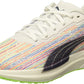 Tênis de corrida Puma Deviate Nitro feminino, branco