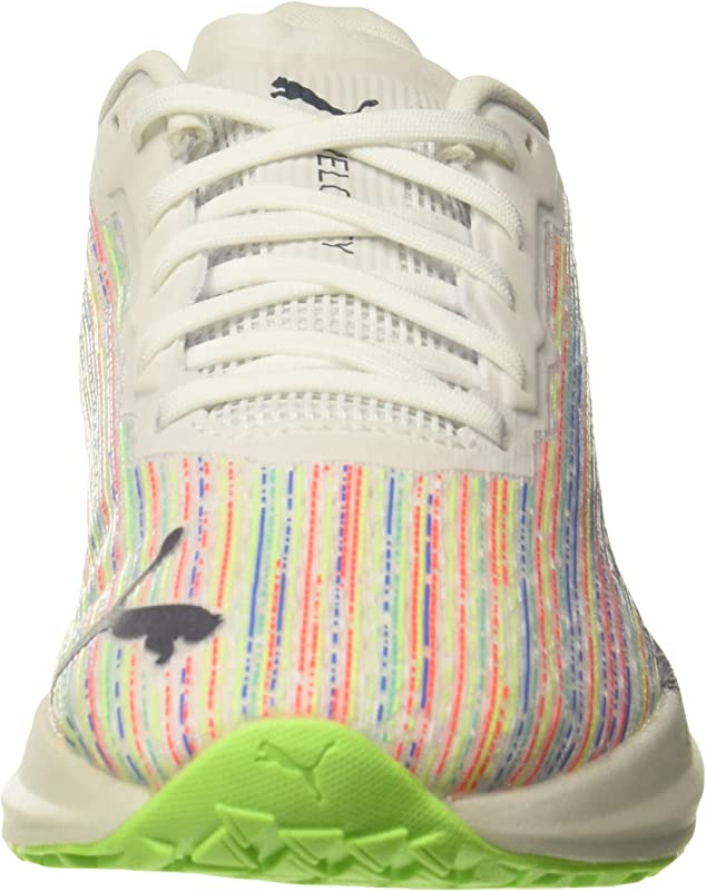 Tênis de corrida Puma Deviate Nitro feminino, branco
