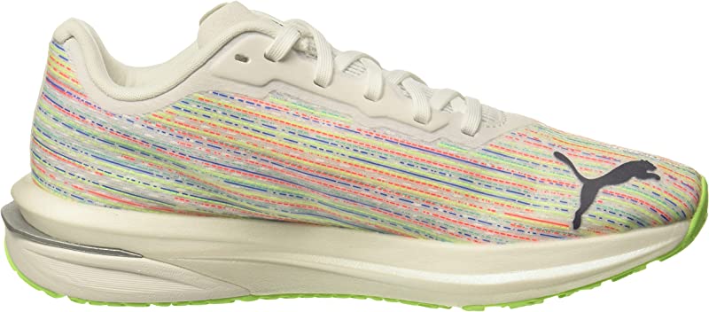 Tênis de corrida Puma Deviate Nitro feminino, branco