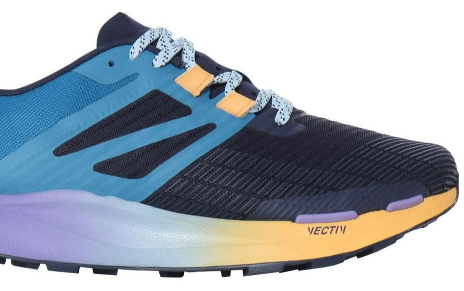 Tênis de corrida feminino The North Face Vectiv Eminus, azul, tamanho 7 B, médio, EUA