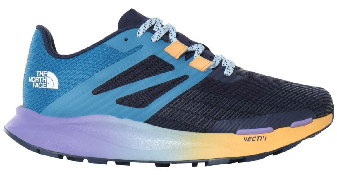 Tênis de corrida feminino The North Face Vectiv Eminus, azul, tamanho 7 B, médio, EUA