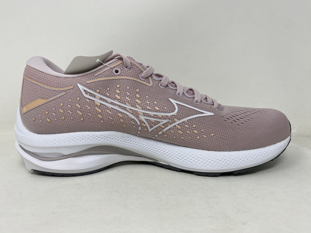 Tênis de corrida Mizuno Wave Rider 25 feminino, lilás claro/branco, tamanho 9 B, médio, EUA