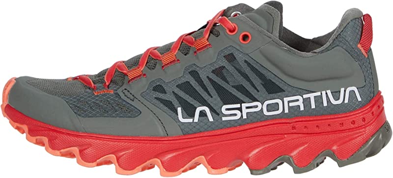 Tênis de trilha feminino La Sportiva Helios III, argila/hibisco, tamanho 42 europeu
