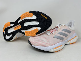 Tênis de corrida feminino Adidas Solar Glide 5 rosa, tamanho 6,5 B (M) EUA