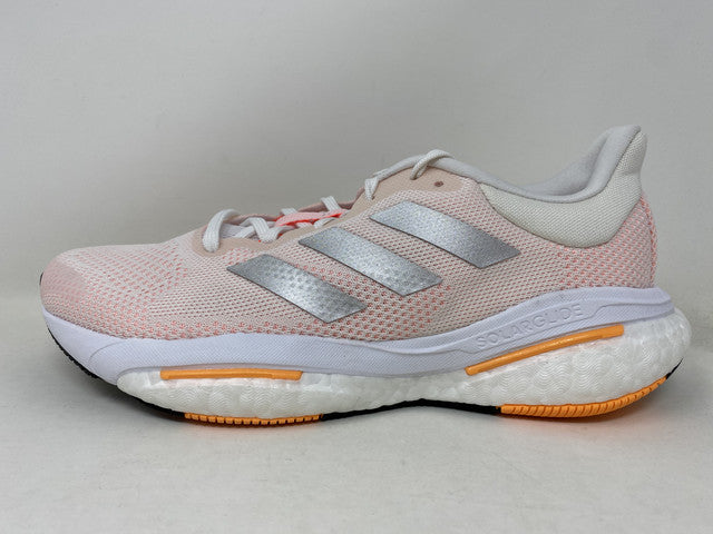 Tênis de corrida feminino Adidas Solar Glide 5 rosa, tamanho 6,5 B (M) EUA
