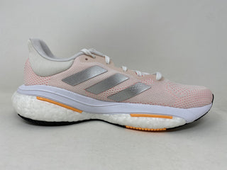 Tênis de corrida feminino Adidas Solar Glide 5 rosa, tamanho 6,5 B (M) EUA
