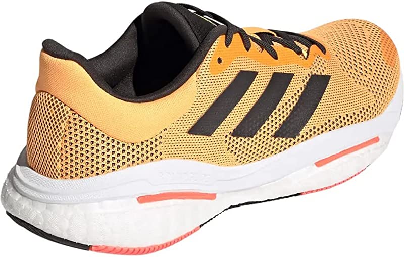 Tênis de corrida masculino Adidas Solar Glide 5, cor azul/carbono/turbo, tamanho 11 D (M) EUA