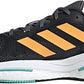 Tênis de corrida masculino Adidas Solar Glide 5 preto/laranja/menta