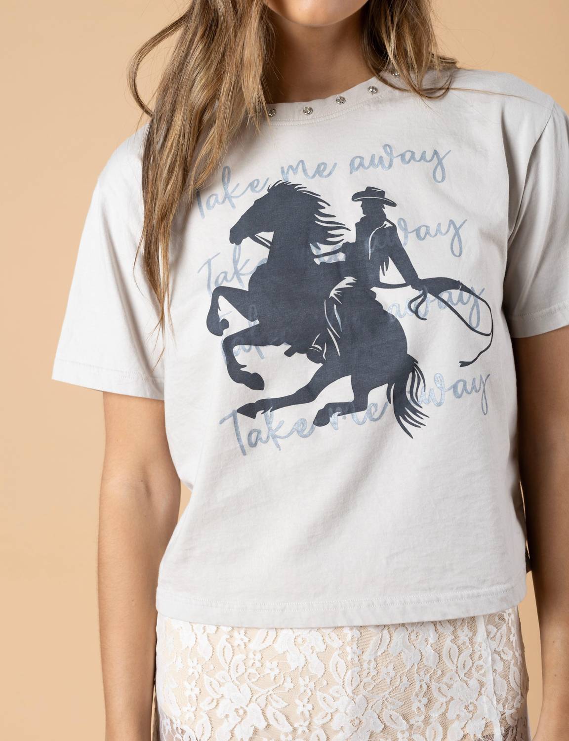 All Us - Take Me Away Wide Cropped Tee
