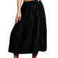 Ninexis - Accordion Pleated Flowy Midi Skirt