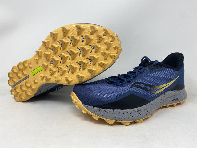 Tênis de trilha Saucony Peregrine 12 feminino, amarelo, tamanho 8 B (M) EUA