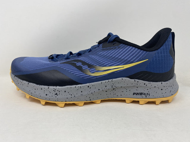 Tênis de trilha Saucony Peregrine 12 feminino, amarelo, tamanho 8 B (M) EUA