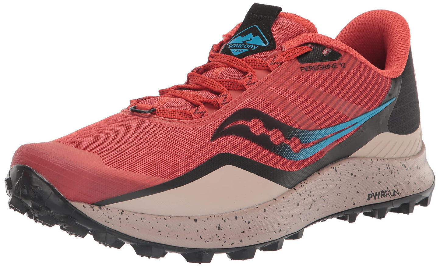 Tênis de trilha Saucony Core Peregrine 12 masculino, argila/argila, tamanho 12 D, médio, EUA