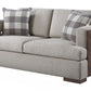 Niamey - Loveseat With 2 Toss Pillows - Walnut