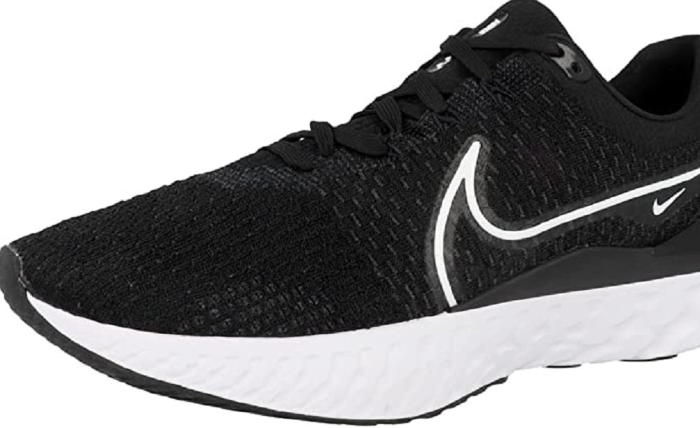 Tênis de corrida Nike React Infinity Run FK 3 masculino, preto, tamanho 9,5 D, médio, EUA