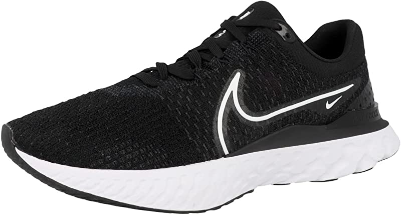 Tênis de corrida Nike React Infinity Run FK 3 masculino, preto, tamanho 9,5 D, médio, EUA