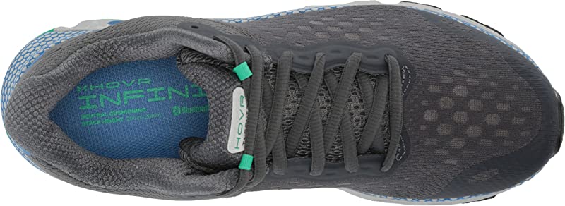 Tênis de corrida Under Armour HOVR Infinite 3 masculino, cinza, tamanho 9,5 D, médio, EUA