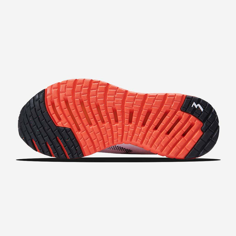 Tênis de corrida feminino 361 Degrees Fierce 2, branco/vermelho mandarim, tamanho 9,5 B, médio, EUA