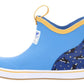 Bota infantil Xtratuf Salmon Sisters, azul, tamanho 5, infantil, EUA
