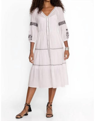 Johnny Was - VESTIDO MIDI CAM EM CAMADAS