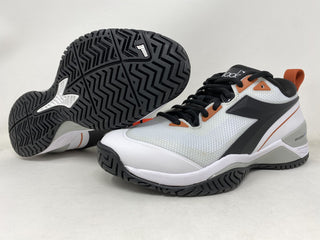 Tênis de tênis Diadora Speed ​​Blushield 5 AG masculino, laranja, tamanho 6,5 D, médio, EUA