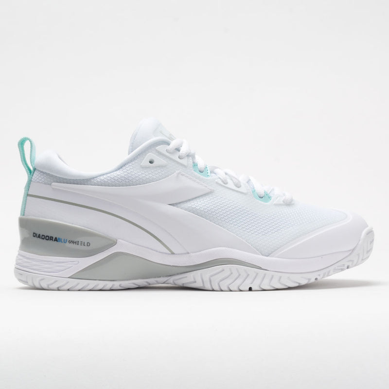 Tênis Diadora Speed ​​Blushield 5 All Court Feminino Branco Tamanho 9,5 B Médio EUA