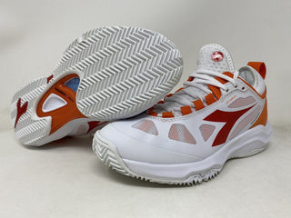 Tênis de corrida feminino Diadora Speed ​​Blushield Fly 3 vermelho tamanho 6 B médio EUA