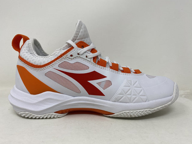 Tênis de corrida feminino Diadora Speed ​​Blushield Fly 3 vermelho tamanho 6 B médio EUA