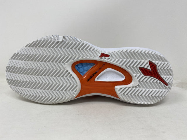 Tênis de corrida feminino Diadora Speed ​​Blushield Fly 3 vermelho tamanho 6 B médio EUA