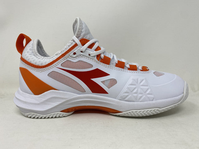 Tênis de tênis feminino Diadora Speed ​​Blushield Fly 3 vermelho tamanho 6,5 B médio EUA