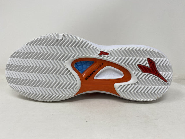 Tênis de tênis feminino Diadora Speed ​​Blushield Fly 3 vermelho tamanho 6,5 B médio EUA