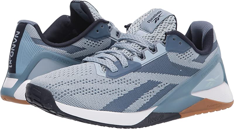 Tênis de Cross Training Reebok Nano X1 Feminino Cinza Gable/Azul Cinza Tamanho 10,5 B (M) EUA