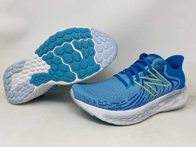 Tênis de corrida New Balance 1080 V11 feminino, azul, tamanho 11 B, médio, EUA