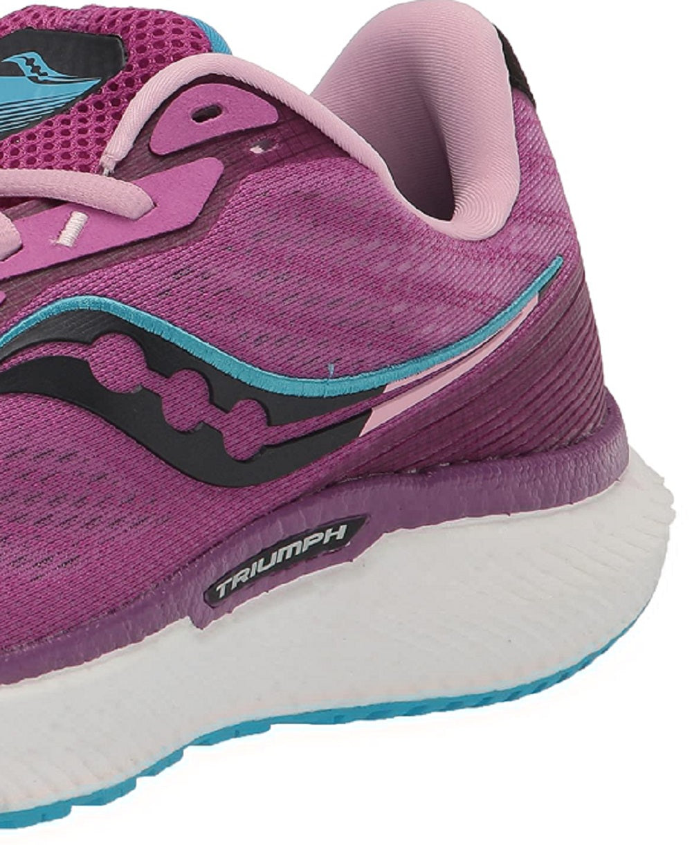 Tênis de corrida Saucony Triumph 19 feminino Razzle/Blaze roxo