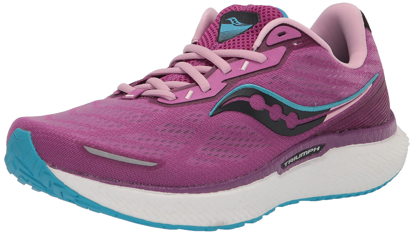 Tênis de corrida Saucony Triumph 19 feminino Razzle/Blaze roxo