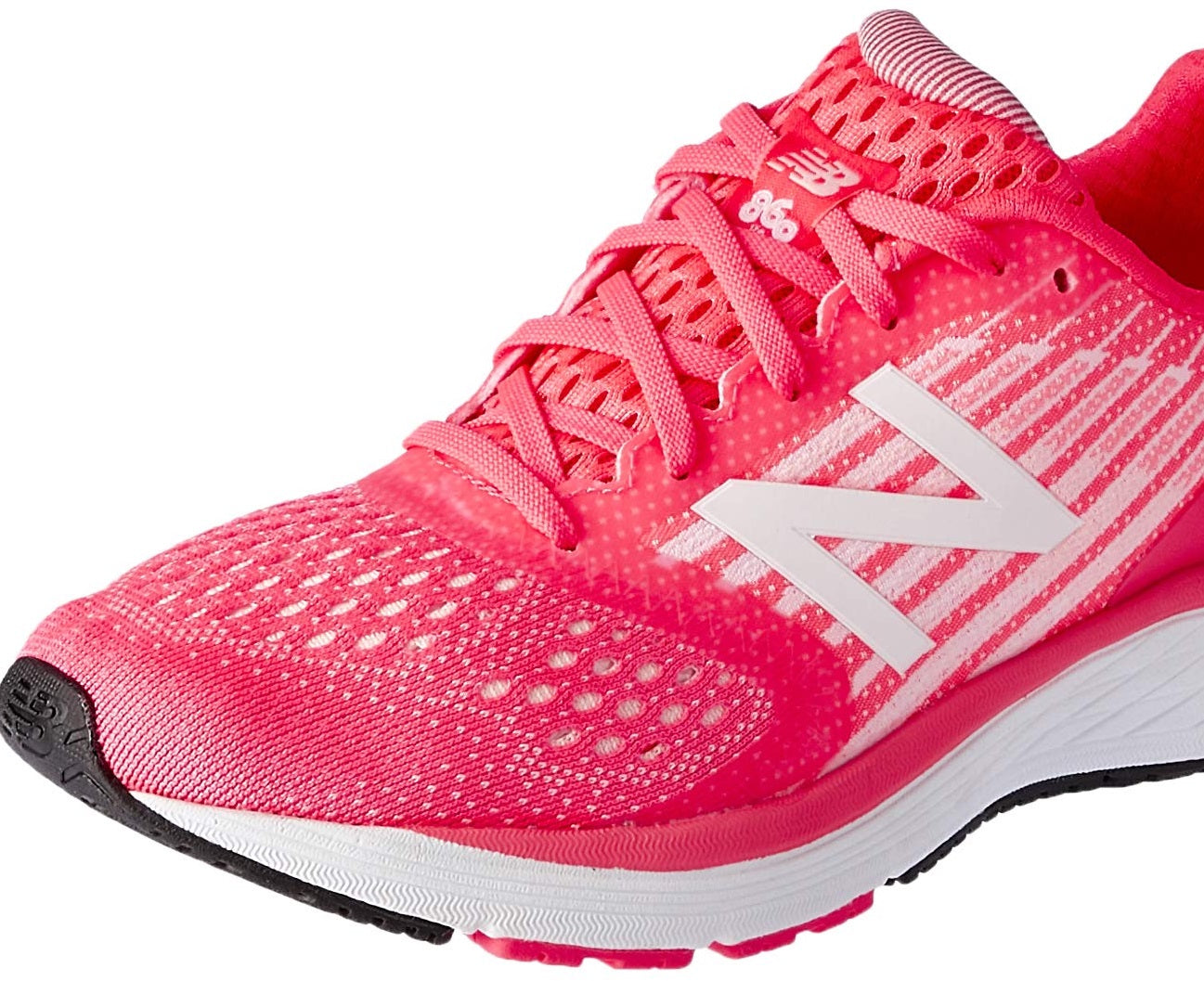 Tênis de corrida New Balance 860 V9 infantil, goiaba/sunrise glo, tamanho 5, infantil grande