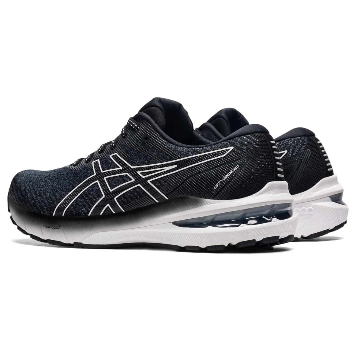 Tênis de corrida feminino Asics GT 2000 10, preto, tamanho 10 B (M) EUA