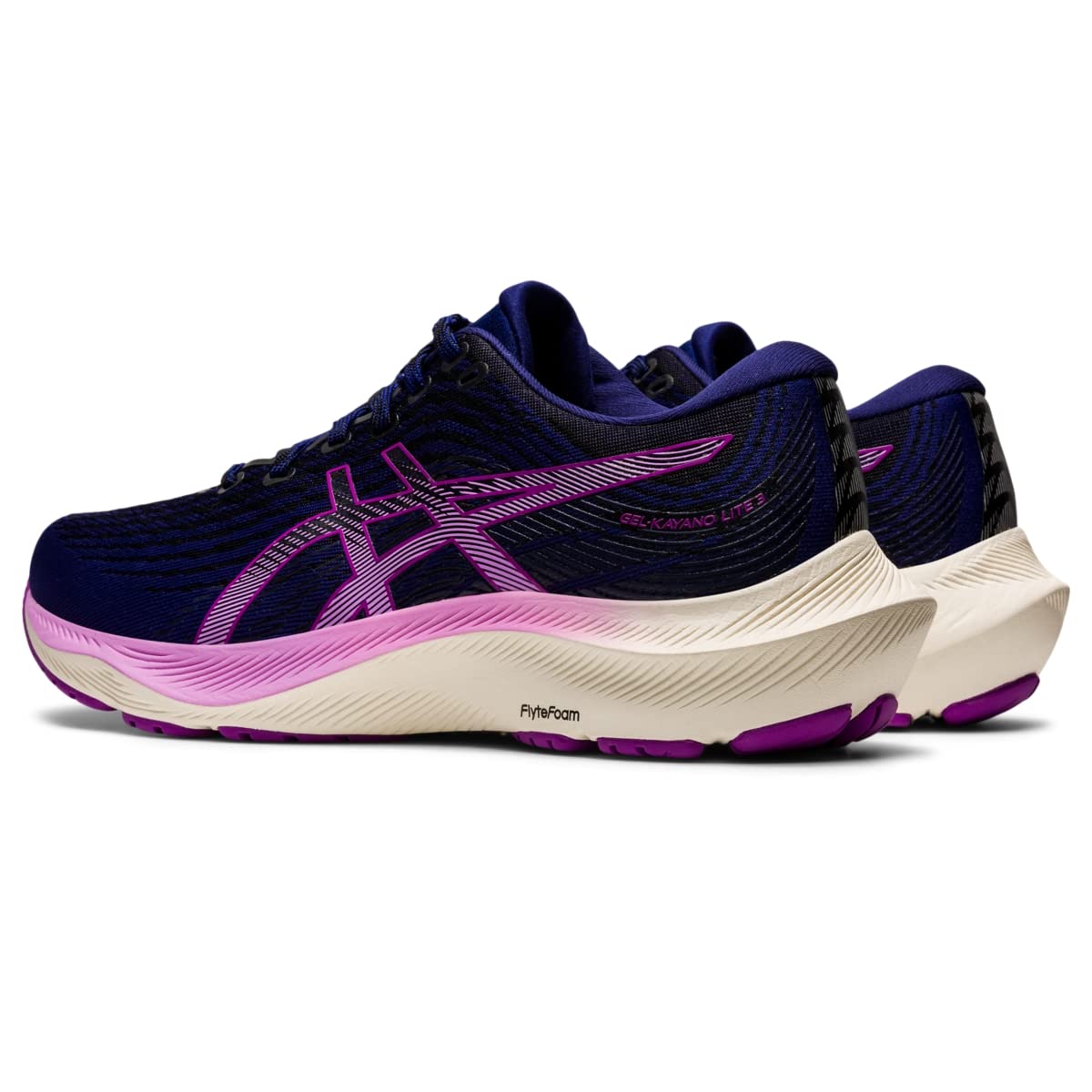 Tênis de corrida Asics Gel Kayano Lite 3 feminino, azul, tamanho 8 B (M) EUA