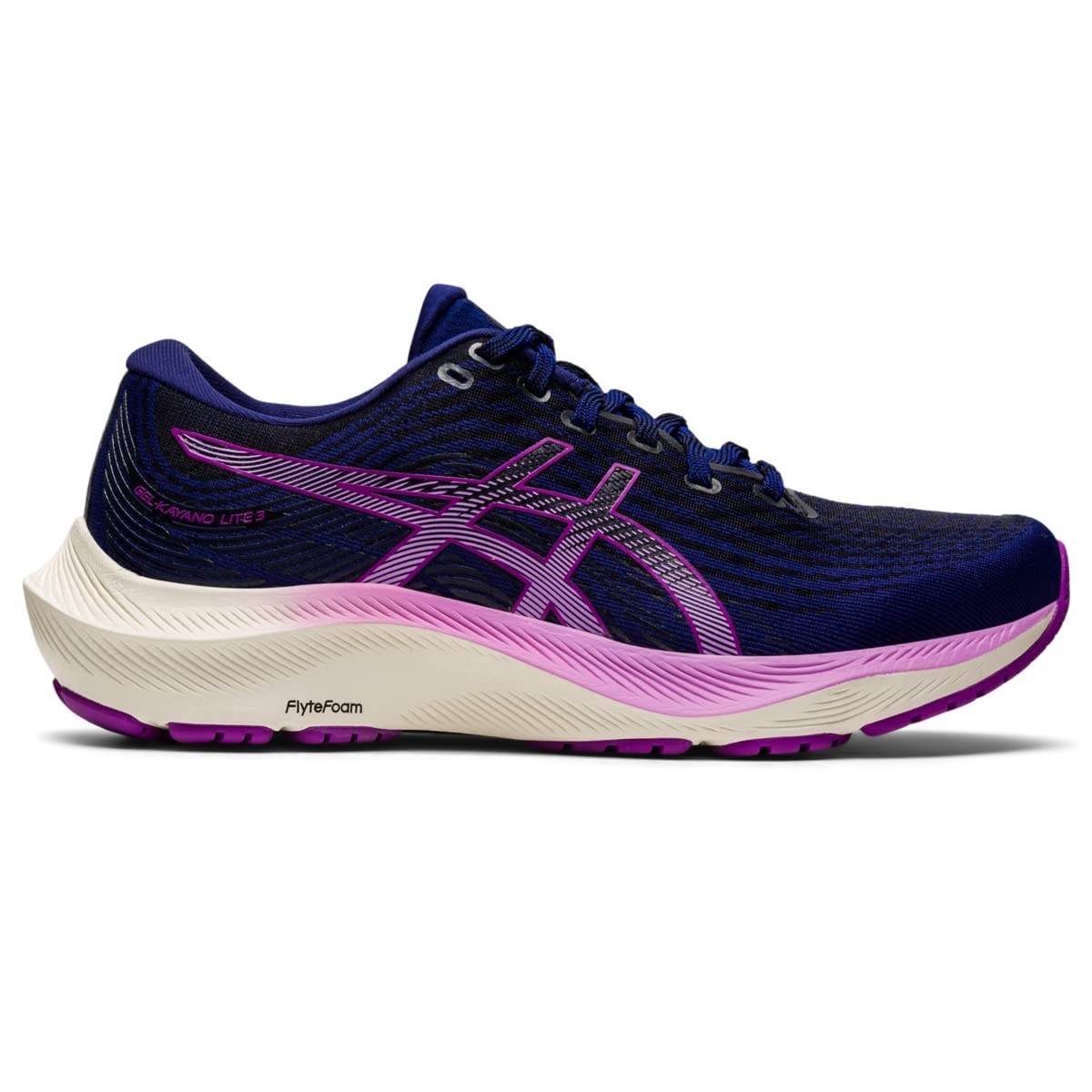 Tênis de corrida Asics Gel Kayano Lite 3 feminino, azul, tamanho 8 B (M) EUA