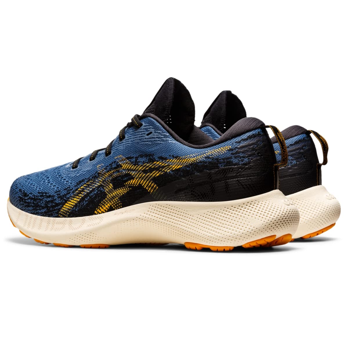 Tênis de corrida ASICS Gel Nimbus LITE 3 masculino, azul/âmbar, tamanho 11 D, médio, EUA
