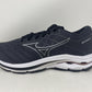 Tênis de corrida Mizuno Wave Inspire 18 feminino, prata e preto