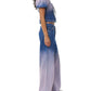 Ganni - Future Denim Puff Sleeve Top