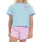 Azarhia - Girls Glitter Bow Boxy Tee