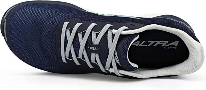 Tênis de corrida feminino ALTRA Rivera 2 Road, azul, tamanho 7,5 B, médio, EUA