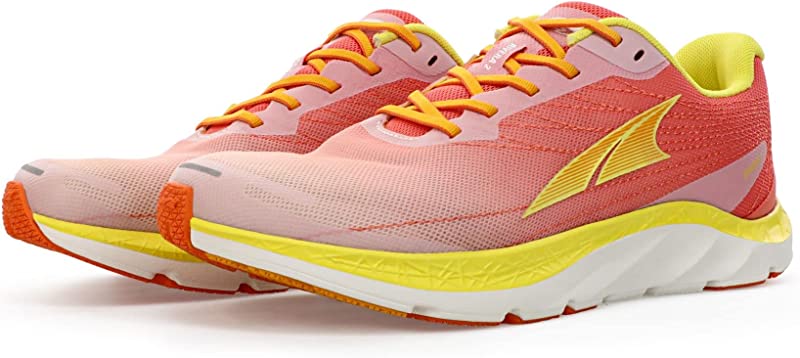 Tênis de corrida feminino ALTRA Rivera 2, coral, tamanho 7,5 B, médio, EUA