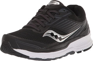 Tênis de corrida Saucony Echelon 8 feminino, preto/branco, tamanho 11,5 B, médio, EUA