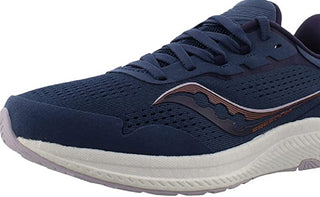 Tênis de corrida Saucony Freedom 4 feminino Storm/Lilás tamanho 6,5 B médio EUA