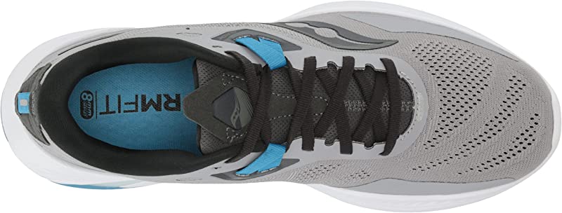 Tênis de corrida Saucony Guide 15 masculino, liga/topázio, tamanho 11,5 D, médio, EUA