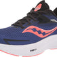 Tênis de corrida Saucony Ride 15 masculino, safira/vermelho ViZi, tamanho 9, 2E, largo, EUA
