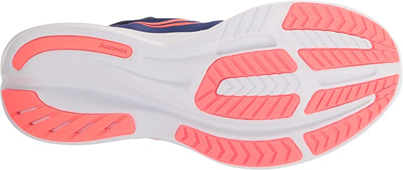 Tênis de corrida Saucony Ride 15 masculino, safira/vermelho ViZi, tamanho 9, 2E, largo, EUA